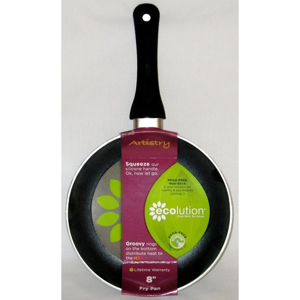 Ecolution Fry Pan 8In Black Artistry EABK-5120